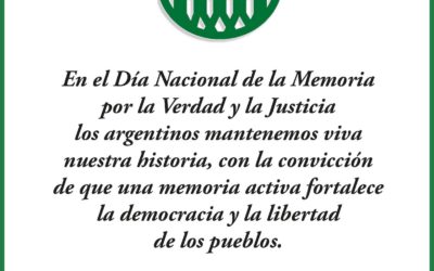 Día Nacional de la Memoria, por la Verdad y la Justicia