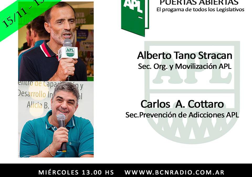 APL Puertas Abiertas. Programa emitido el 15-11-2017