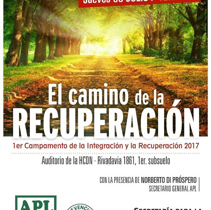 Se presentó el documental «El camino de la recuperación», con la presencia de Norberto Di Próspero.