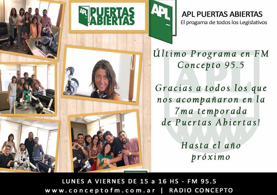 APL Puertas Abiertas. Fm Concepto 95.5