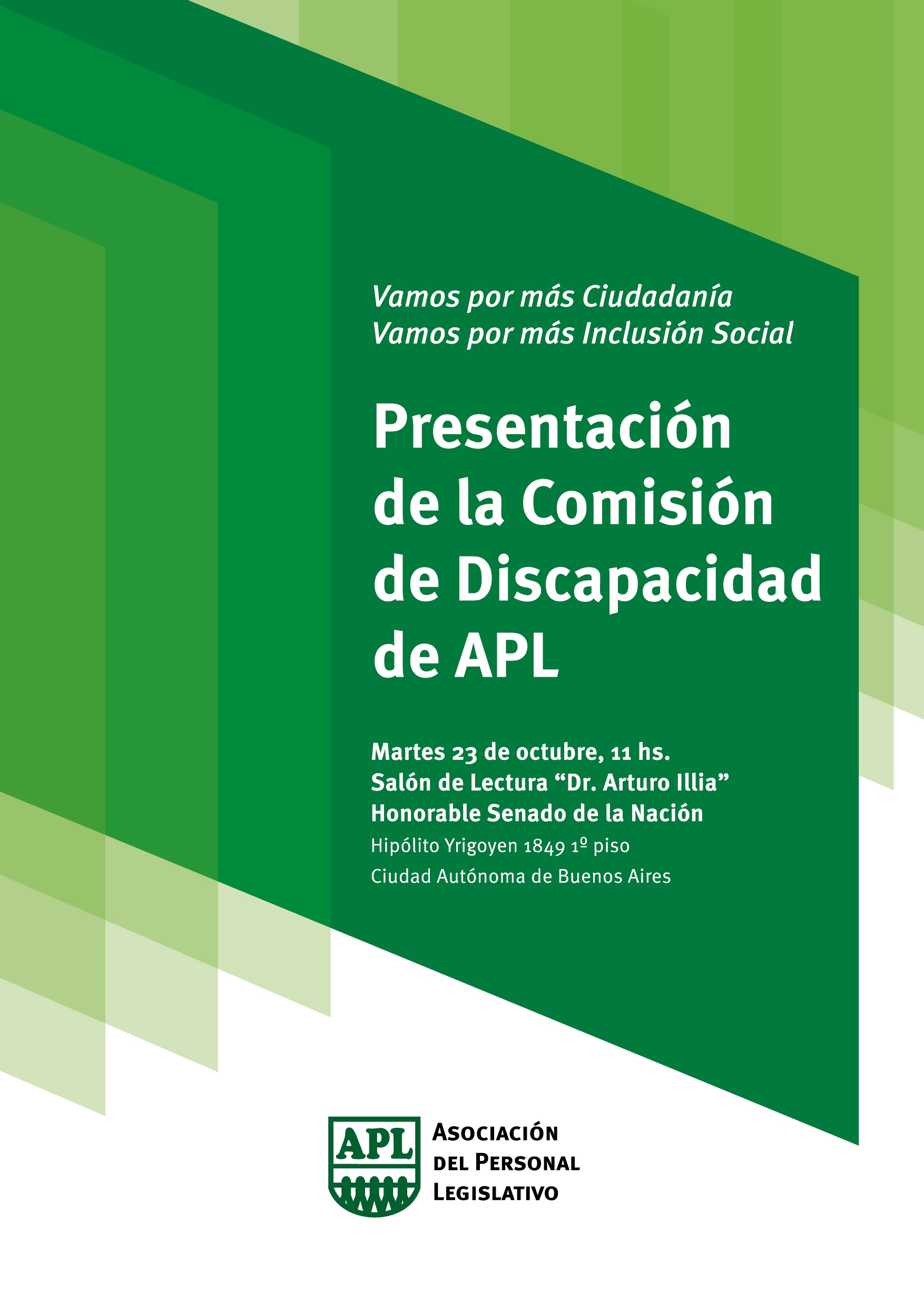 Di Próspero presentará la comisión de discapacidad de APL.