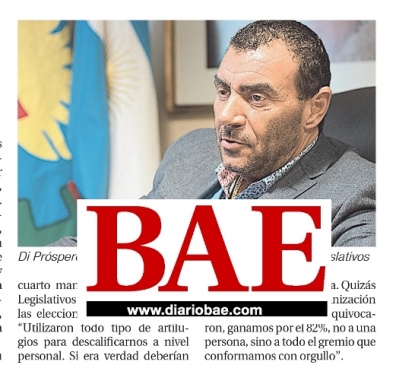 Entrevista en Diario BAE