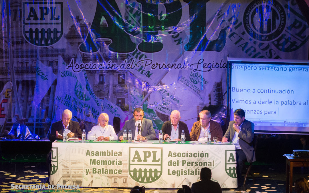 APL APROBO EN ASAMBLEA, POR UNANIMIDAD, LA MEMORIA Y BALANCE 2016-2017