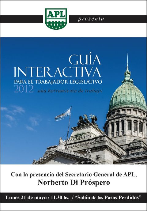 Di Próspero presenta la Guía Interactiva para el Trabajador Legislativo.