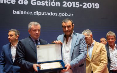 Di Próspero recibió un reconocimiento de la HCDN y APL premió a Eduardo Fellner «por su lealtad»