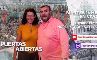 Vuelve Puertas Abiertas y  Norberto Di Próspero será el primer entrevistado.