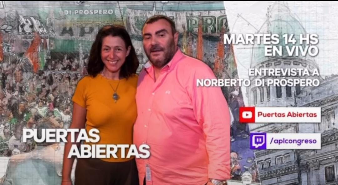Vuelve Puertas Abiertas y  Norberto Di Próspero será el primer entrevistado.