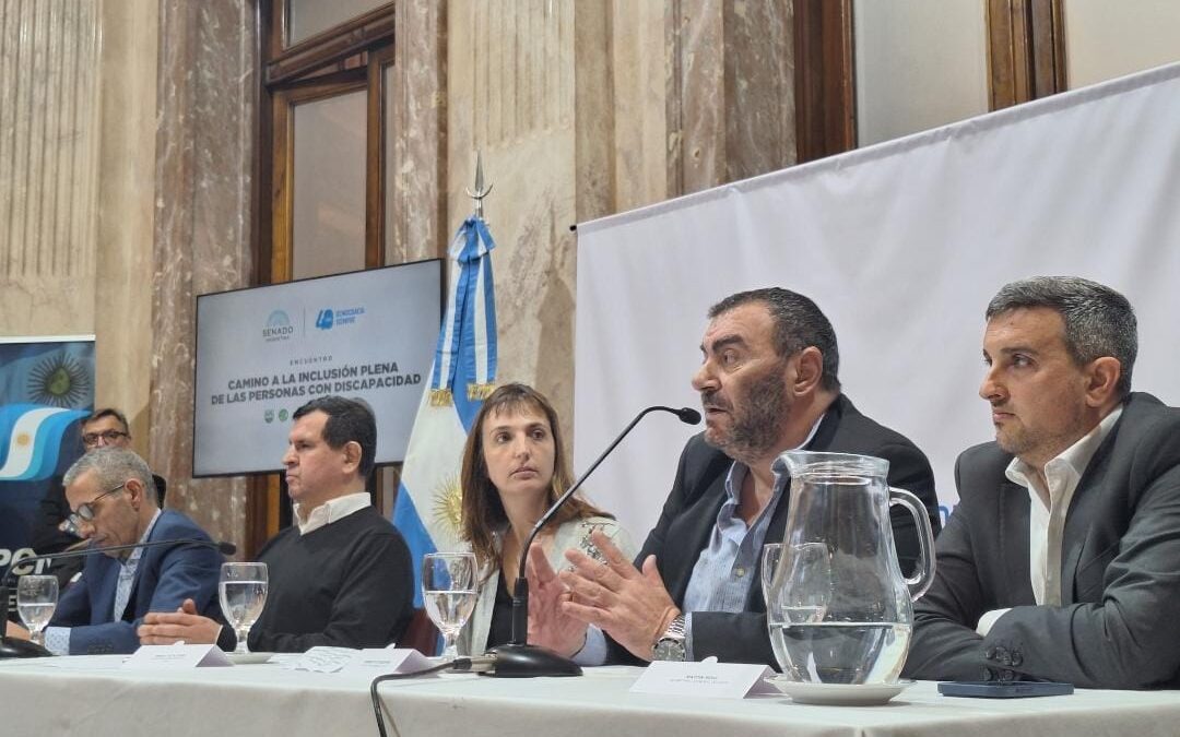 Norberto Di Próspero participó del evento; Camino a la inclusión plena de las personas con discapacidad.