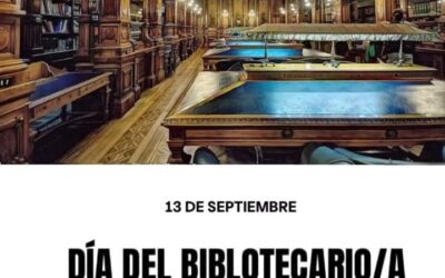 13 de septiembre – Día del bibliotecario.