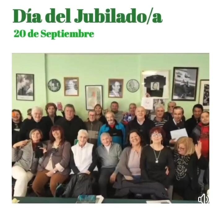 20 de Septiembre – Día del Jubilado/a.