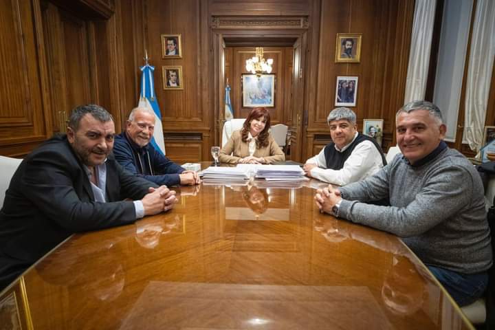 Norberto Di Próspero se reunió con Cristina Fernández de Kirchner.