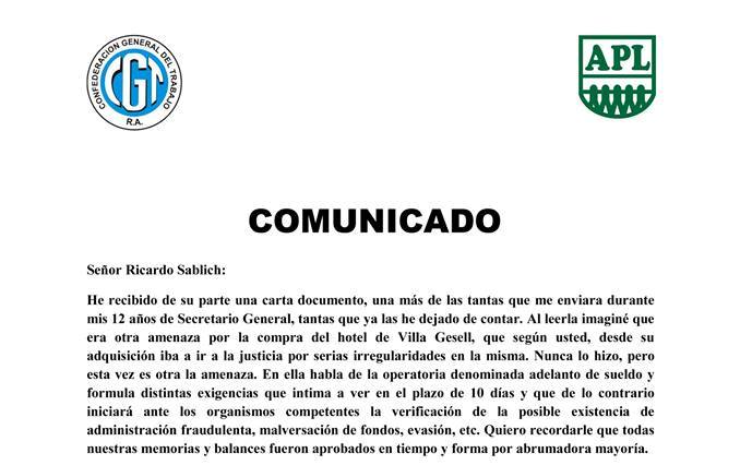 Comunicado